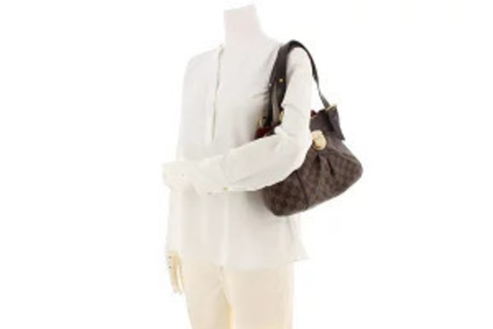 Louis Vuitton Sistina Damier Handbag Brown